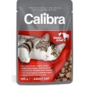 Calibra Cat Tasche - Huhn und Rindfleisch in Soße 100 g