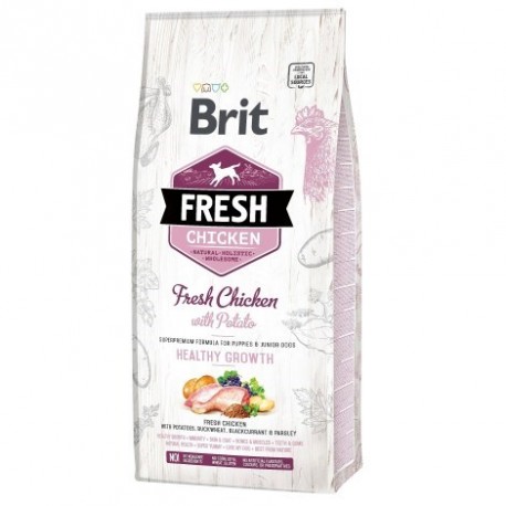 Brit Dog Fresh Chicken Potato Puppy Healthy Growth12kg