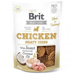 Brit Jerky Chicken with Insect Meaty Coins 80 g